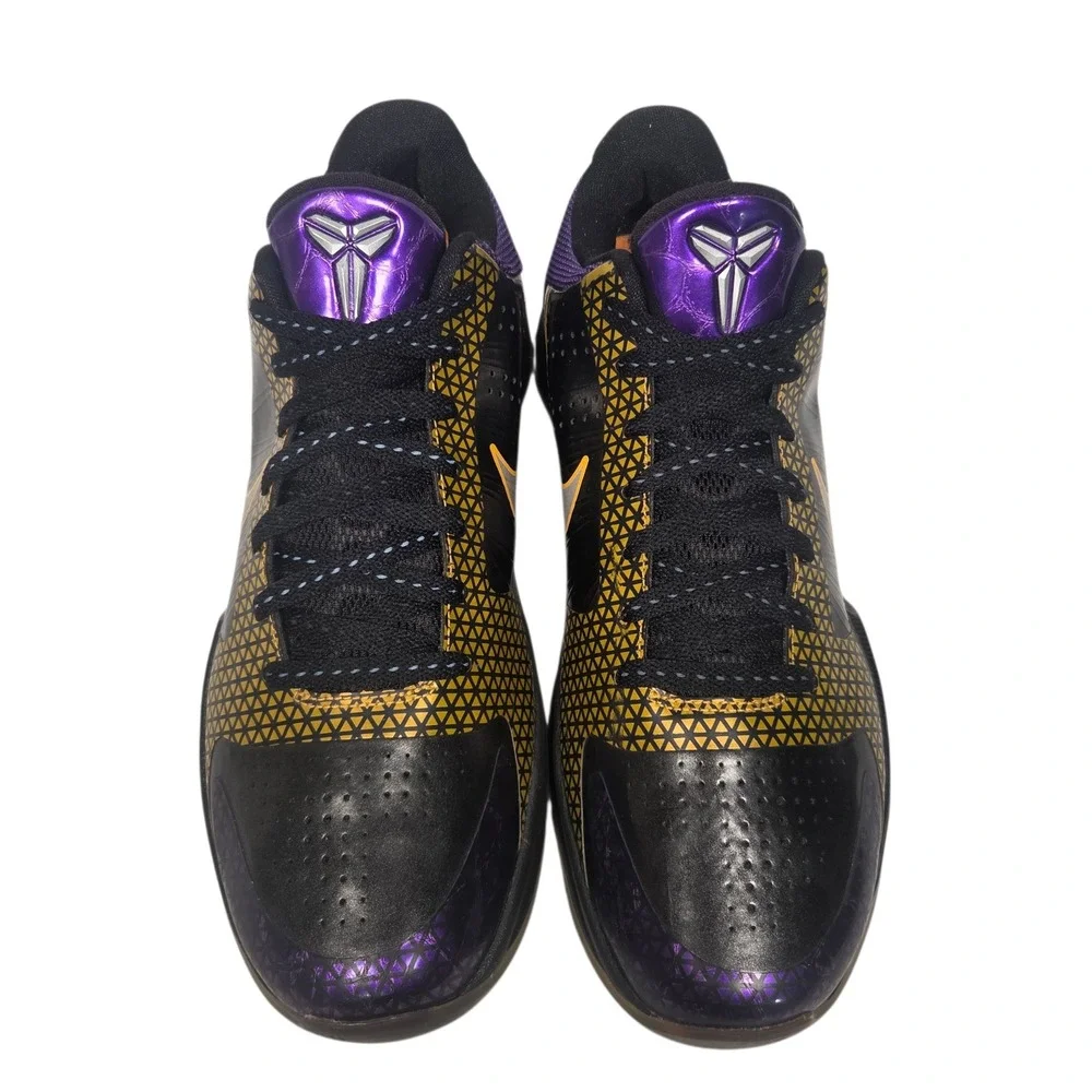 Nike Zoom Kobe V 5 Lakers POP Away 2010 Sz 10 Black Purple Vnds Carpe Diem